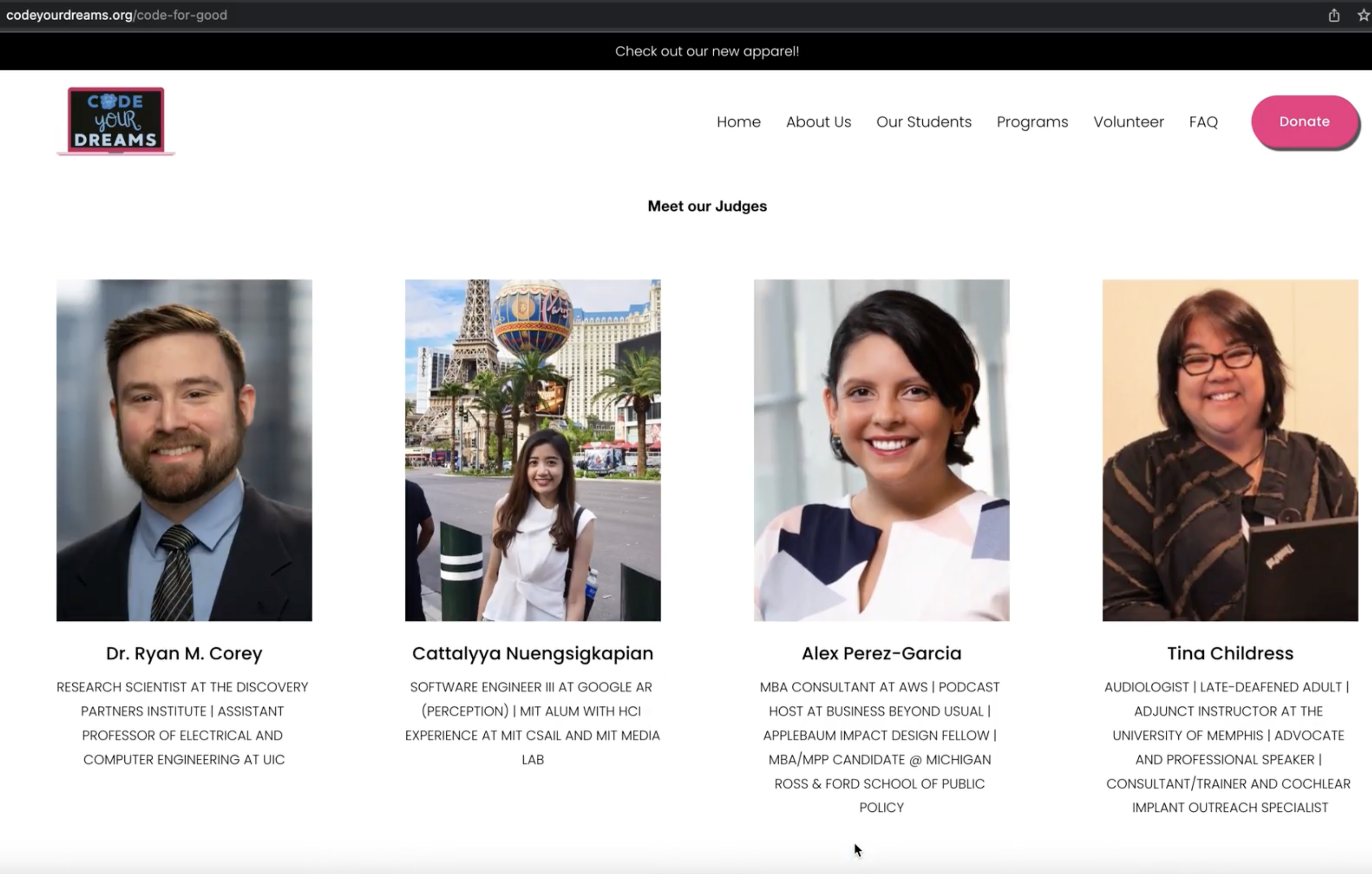 accessibility ideathon judges panel photo